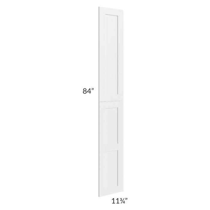 Midtown White Shaker Wainscot 84" Tall Panels (12" depth)