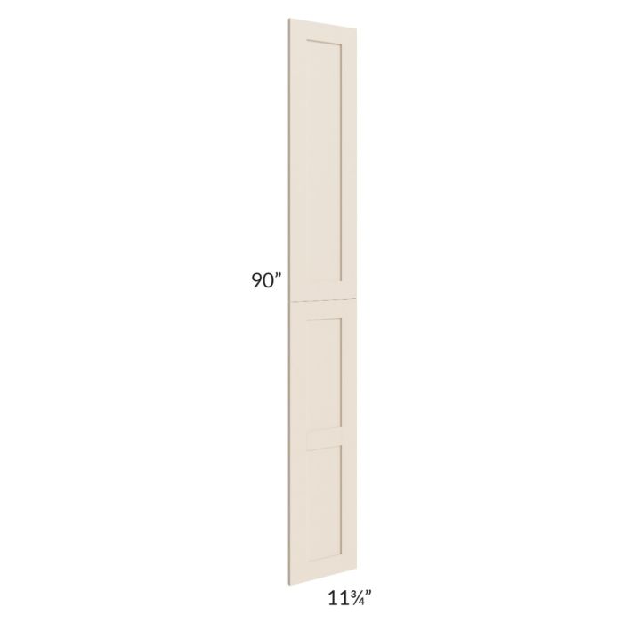 Midtown Cream Shaker Wainscot 90" Tall Panels (12" depth)