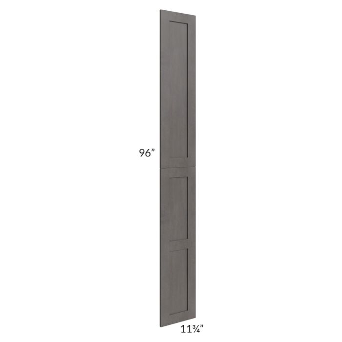 Midtown Dark Grey Shaker Wainscot 96" Tall Panels (12" depth)