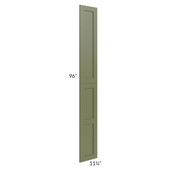 Midtown Hunter Green Shaker Wainscot 96" Tall Panels (12" depth)