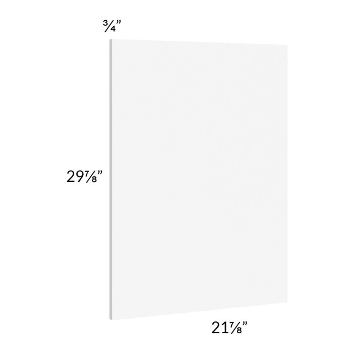 Milan White Matte Wainscot Vanity Base Panel
