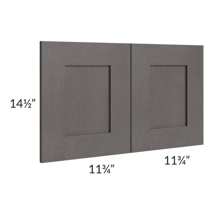 Midtown Dark Grey Shaker 15x24 Wainscot Panel