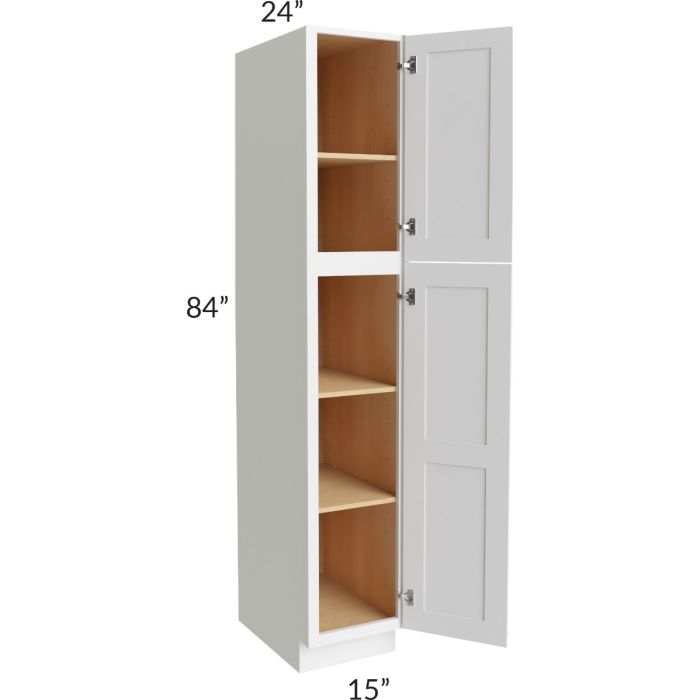 Alpine White Shaker 15x84 Wall Pantry