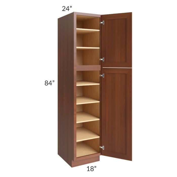 Phoenix Caramel Glaze 18x84 Wall Pantry
