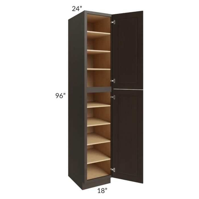 Southport Espresso Shaker 18x96 Wall Pantry