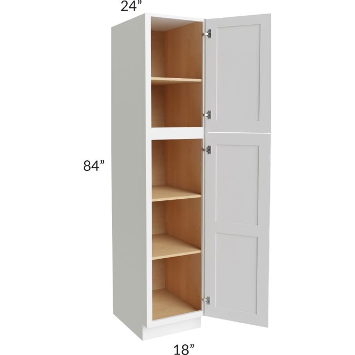 Alpine White Shaker 18x84 Wall Pantry