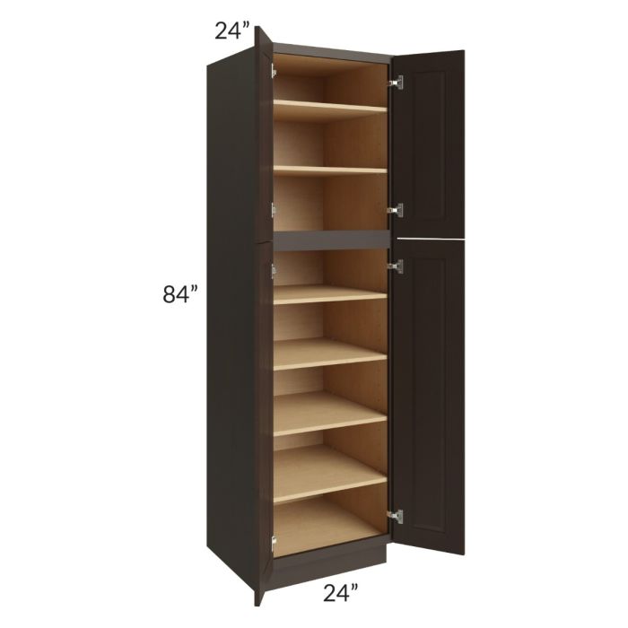Southport Espresso Shaker 24x84 Wall Pantry