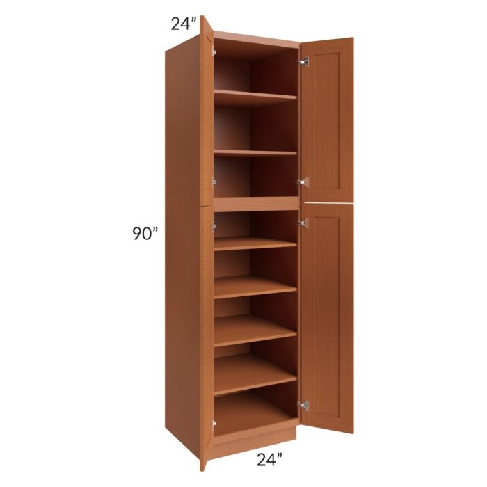 Lexington Cinnamon Glaze 24x90 Wall Pantry