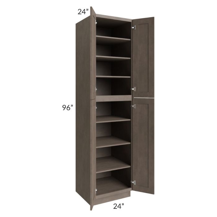Providence Natural Grey 24x96 Wall Pantry 