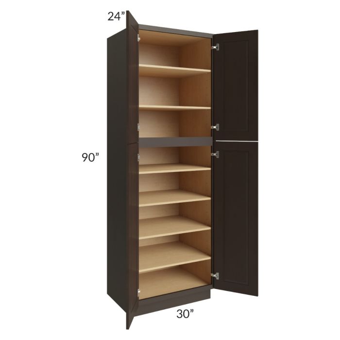 Southport Espresso Shaker 30x90 Wall Pantry