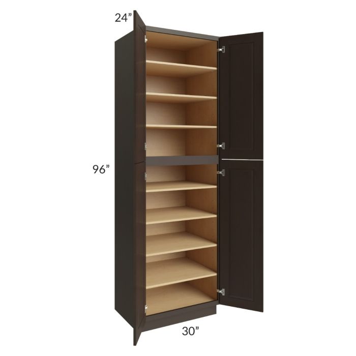 Southport Espresso Shaker 30x96 Wall Pantry