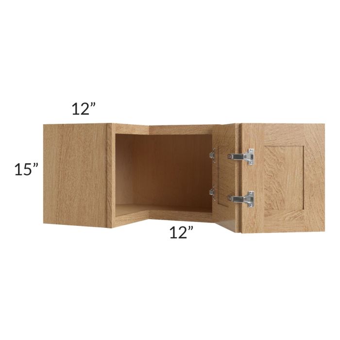 Midtown Timber Shaker 24x15 Square Corner Wall Cabinet