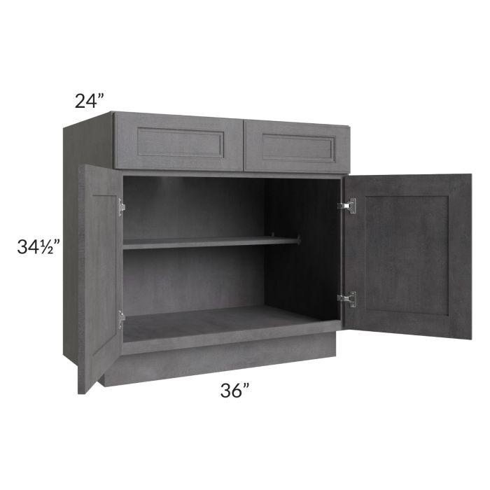 Stone Grey 36" Base Cabinet 