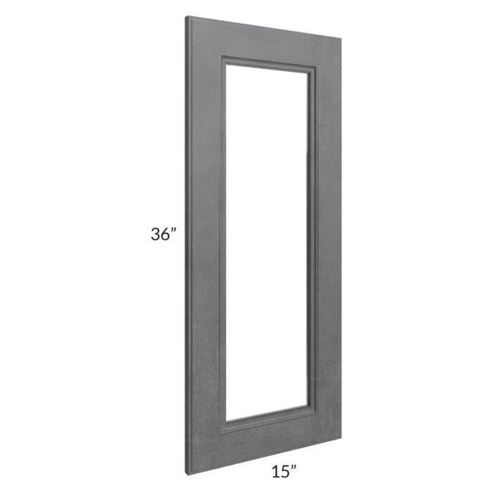 Stone Grey 15x36 Glass Door