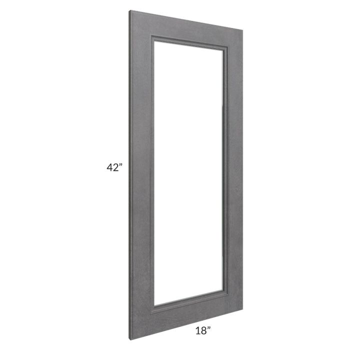 Stone Grey 18x42 Glass Door