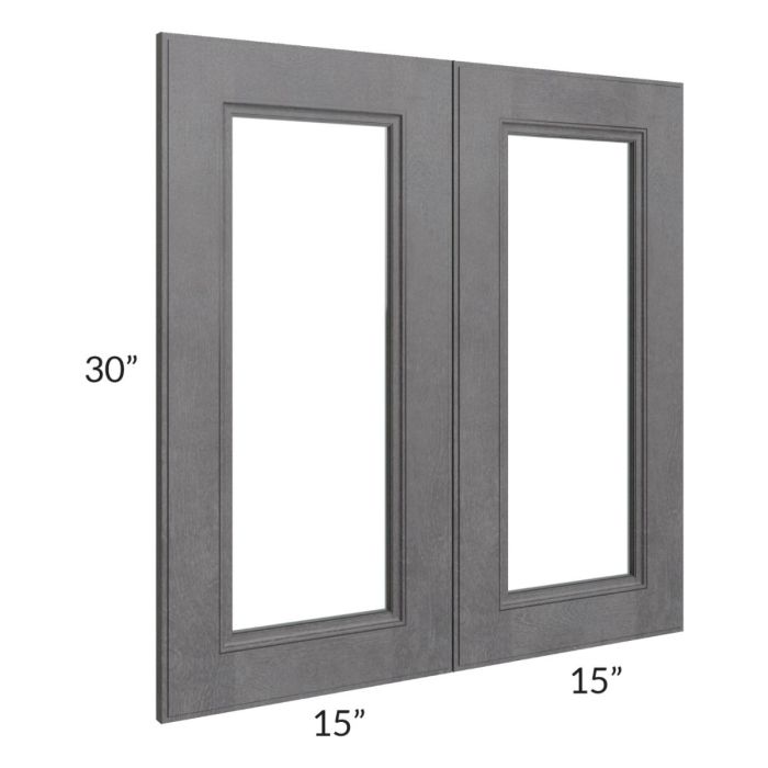 Stone Grey 30x30 Glass Door