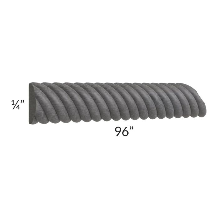 Stone Grey 8' Rope Molding