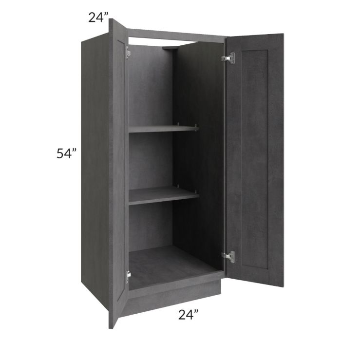 Stone Grey 24x54 Split Pantry Base Cabinet