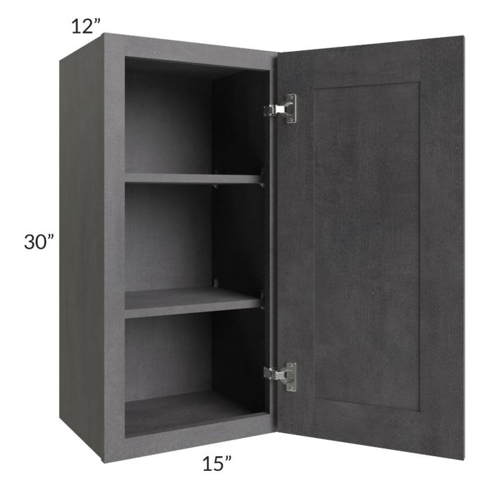 Stone Grey 15x30 Wall Cabinet