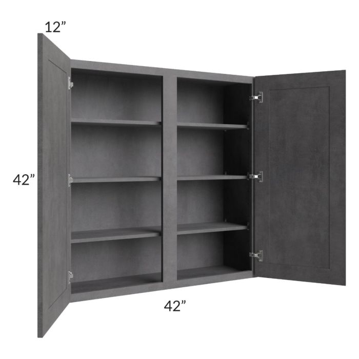 Stone Grey 42x42 Wall Cabinet