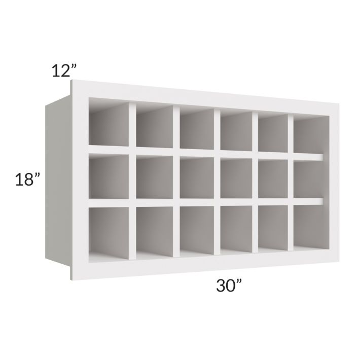 Tuscan Cloud 30x18 Wine Rack Cabinet