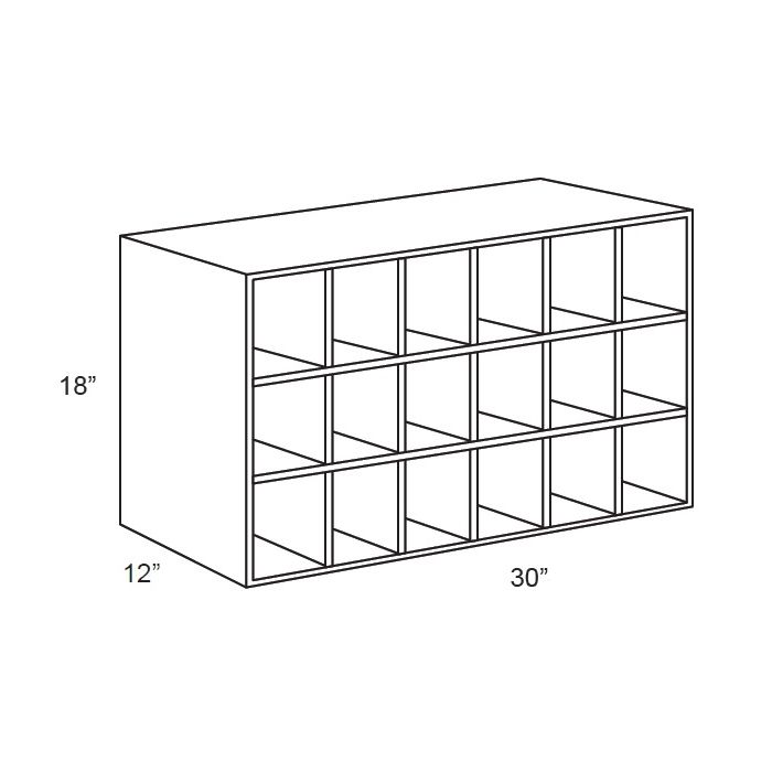 30x18 Wine Rack Cabinet