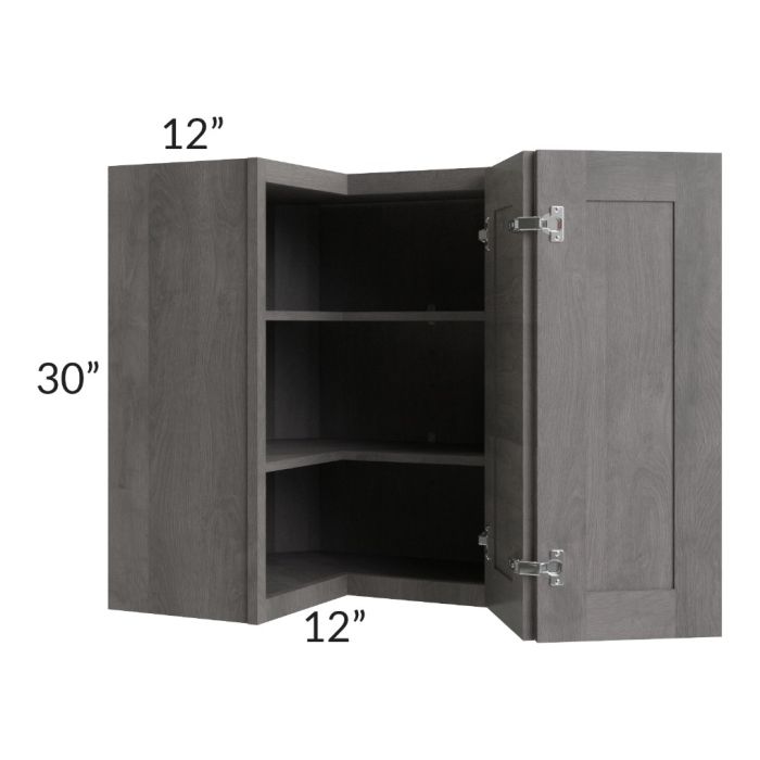 Providence Slate Grey 24x30 Wall Corner Unit