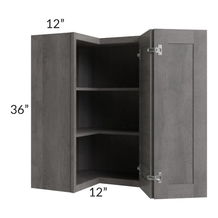 Providence Slate Grey 24x36 Wall Corner Unit