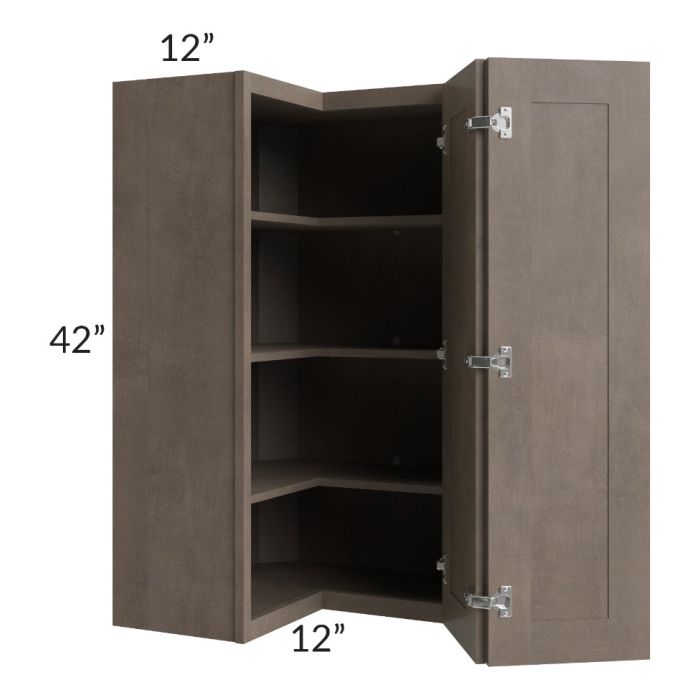 Providence Natural Grey 24x42 Wall Corner Unit