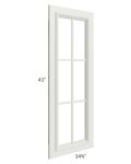 Wellfleet Linen 15x42 Mullion Door (cabinet not included)