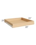 Providence Slate Grey 24" Roll Out Tray with a Dovetailed Drawer Box