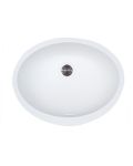 Oval Undermount Bathroom Sink - Fits 18" Minimum Cabinet Size
