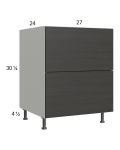 Euro Cafe 27" 2-Drawer Base Cabinet