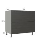Euro Cafe 36" 2-Drawer Base Cabinet