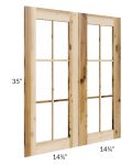 Prairie Shaker 30x36 Mullion Door (cabinet not included) - Out of stock through mid April