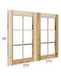 Prairie Shaker 36x30 Mullion Door (cabinet not included)