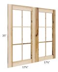 Prairie Shaker 36x36 Mullion Door (cabinet not included) - Out of stock through mid April