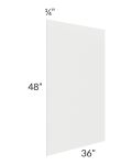 Palisades White 36x48 Island Panel - Out of stock through mid April
