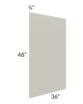 Stratton Light Grey Shaker 36x48 Island Panel
