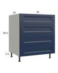 Harbor Navy 30" 4-Drawer Base Cabinet