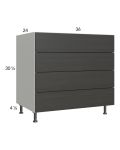 Euro Cafe 36" 4-Drawer Base Cabinet