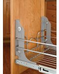 Two-Tier Chrome Cookware Organizer (Rev-A-Shelf)