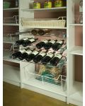 24" Wire Pullout Wine Bottle Rack for a 14" Deep Pantry