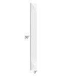 Portland White 3x30 Fluted Decorative Filler 