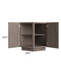 Providence Natural Grey 24" Angle Base Cabinet