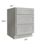 Gramercy Grey Mist ADA 24" Drawer Base Cabinet