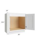 Gramercy White ADA 30" Sink Base Cabinet