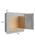 Gramercy Grey Mist ADA 30" Vanity Sink Base Cabinet