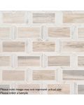 Angora Framework Pattern Subway Polished Mosaic Tile