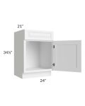 Pearl White 24" Vanity Sink Base Cabinet